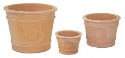 Whitewash Round with Decoration S3